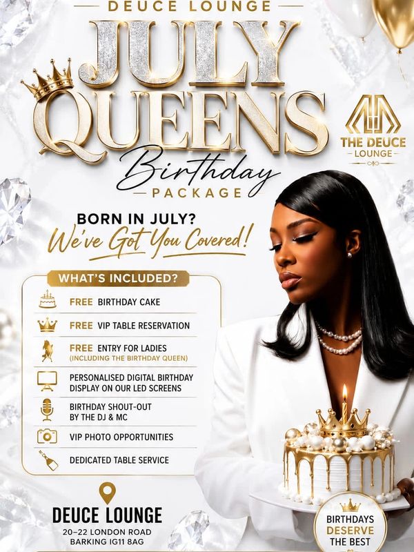 July Queens Birthday Package