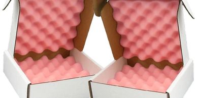 Foam lined mailer.