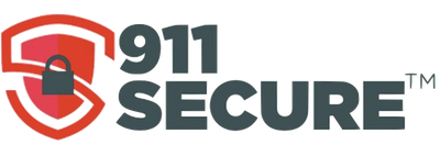 911 Secure logo with shield and padlock symbol.