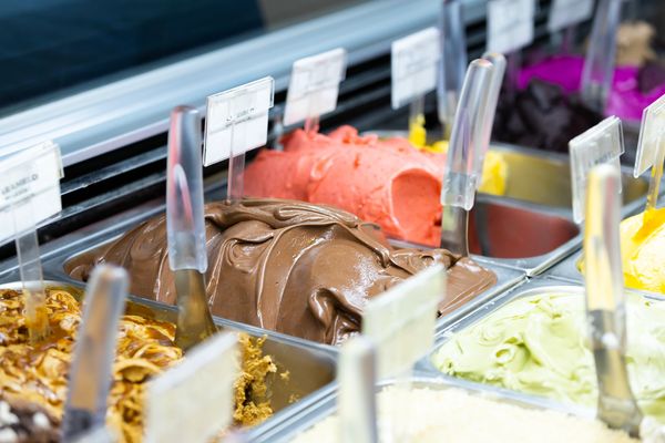 Vitrine de gelato deliciosa!