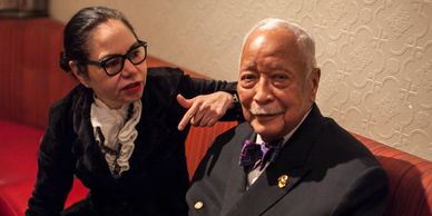 RunDND Director Laura Hart with Mayor Dinkins