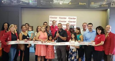 Ribbon cutting and one year anniversary hosted by the Harlingen Chamber of Commerce in 2018.