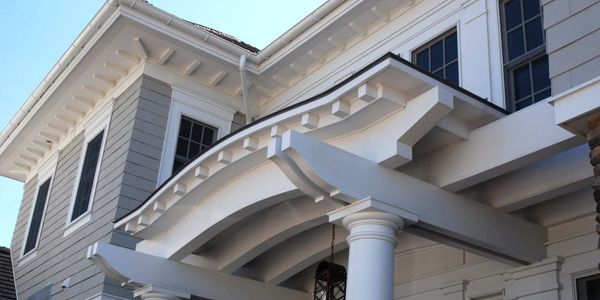 Exterior house painting white