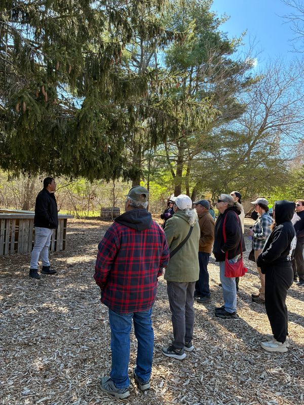 Plant walk at the Quogue Wildlife Refuge led by Shane Weeks. 05-03-2026