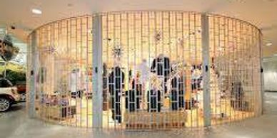 Store front security doors