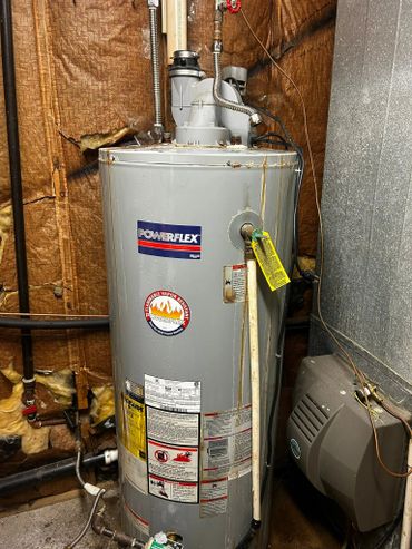 before direct vent water heater replacement