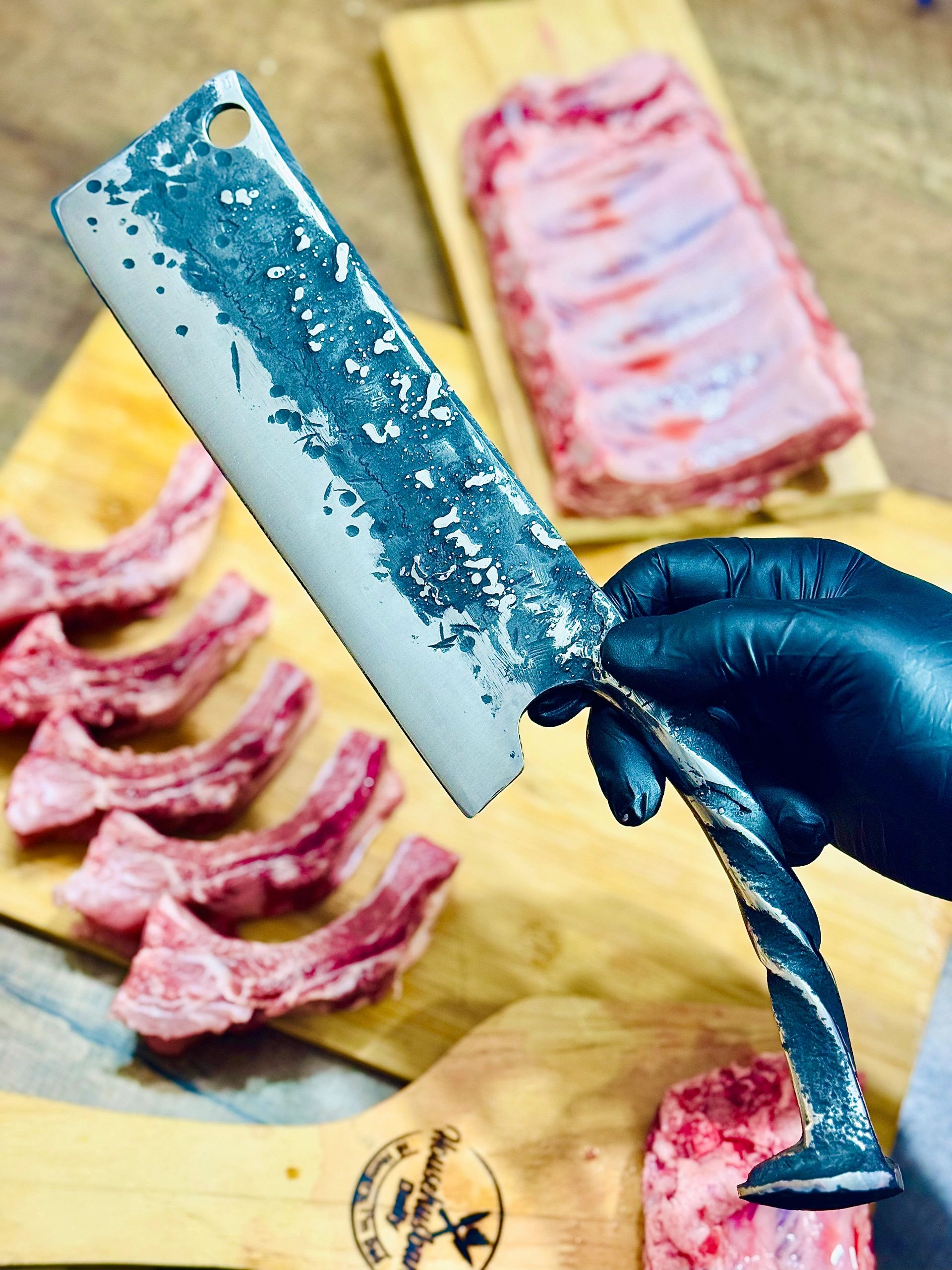 Meet Rail Splitter! The railroad spike cleaver that keeps hackin' and whackin' and smackin'!!