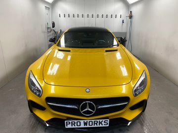 This awesome AMG came in for some car detailing / machine polishing