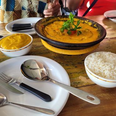Moqueca, another popular Afro-Brazilan dish.