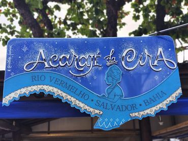 An Acaraje stand where you can experience one of the most popular Afro-Brazilian dishes.