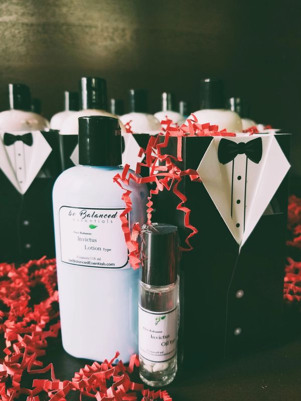 Custom orders of "One and Done" lotion and oil are nicely crafted to replicate popular designer dups.