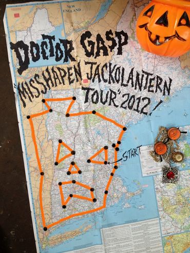 Yes... Doctor Gasp did a tour in the shape of a Jackolantern!