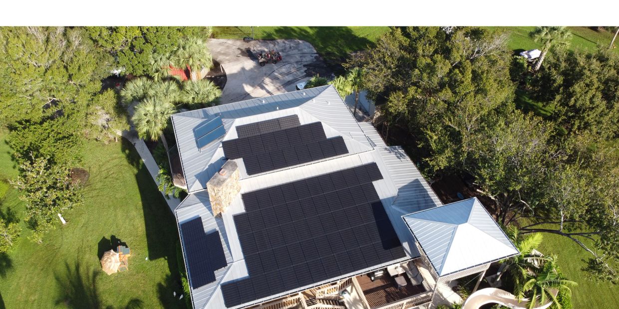 28kW solar PV system in a property in Jensen Beach, FL