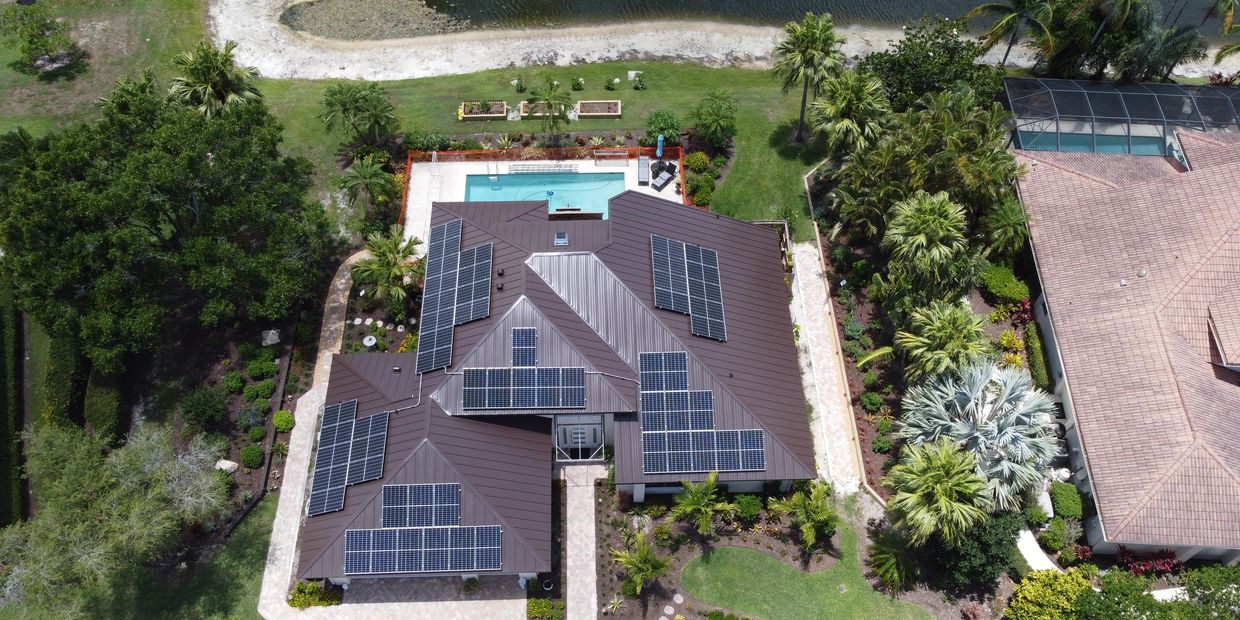 30kW solar PV installation Tesla Powerwall battery backup Piper's Landing Martin Downs. Palm City FL