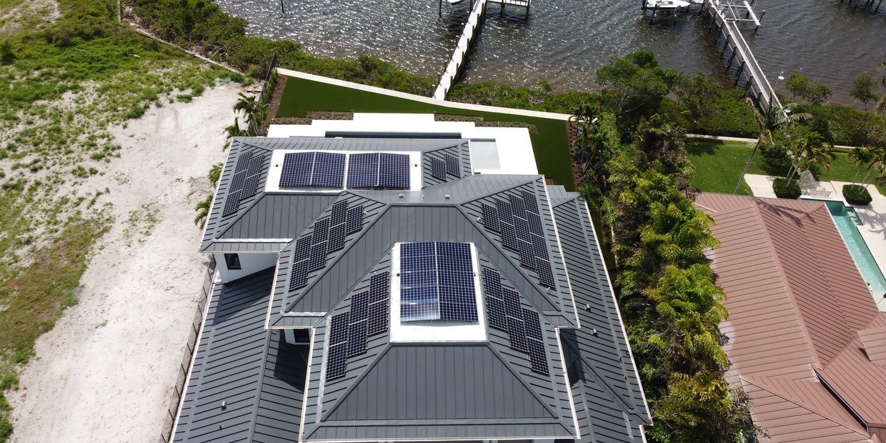 27kW Solar PV system 8 Tesla Powerwalls full battery backup in Pennock Point Jupiter Florida