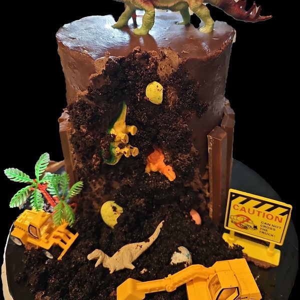 Dinosaur cake