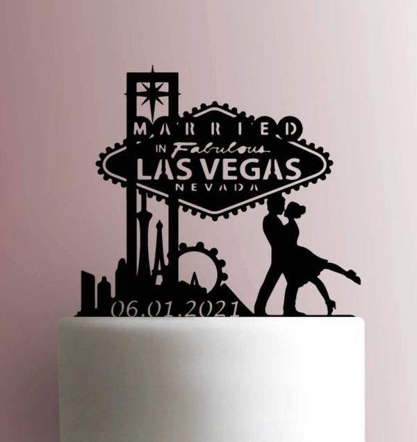 Las Vegas Elopement Cake
