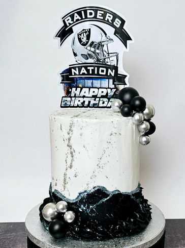 NFL Las Vegas Raiders Birthday Cake