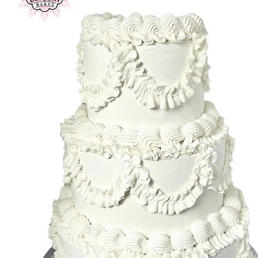 3 Tier vintage cake