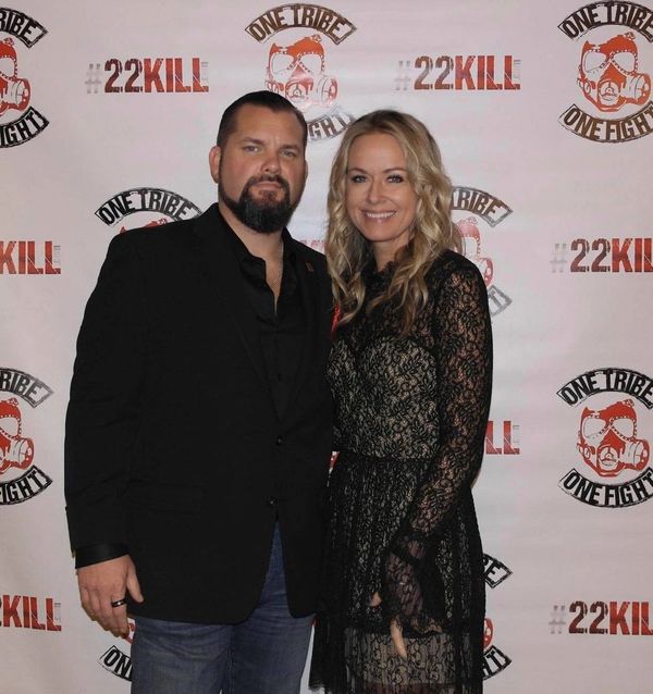Jacob Schick wife Ashley Schick at the 22KILL Gala 2019.