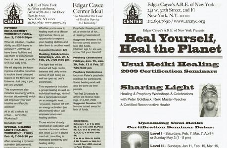 A.R.E. of NY, Edgar Cayce, New Age Healing