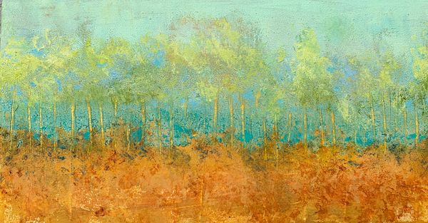 "When The Trees Whisper Our Names"
12 x 6 on cradled wood panel
SOLD