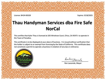 Paradise Business License