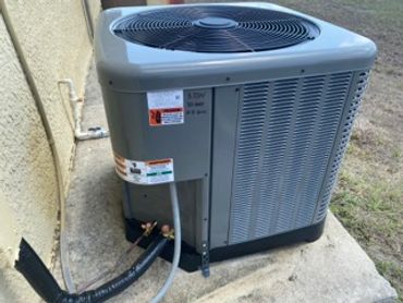 New installation of air conditio system Rudd brand in cape coral Florida