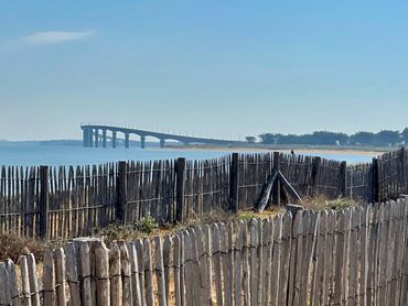Ile de ré Bridge from Rivedoux plage