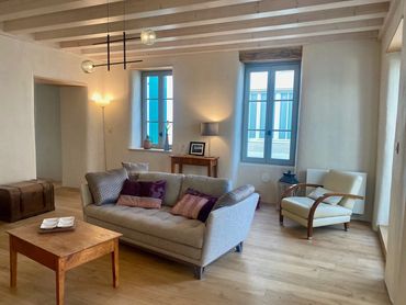 Cosy living room at 8 montamer, Ile de ré