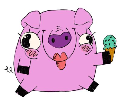 Picture of Peanut Butter Pig Sweet Pig Logo