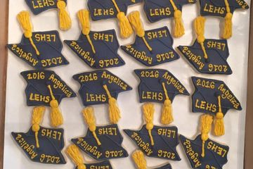 Decorated Graduation cookies