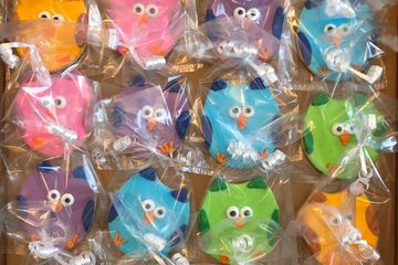 Decorated Owl cookies