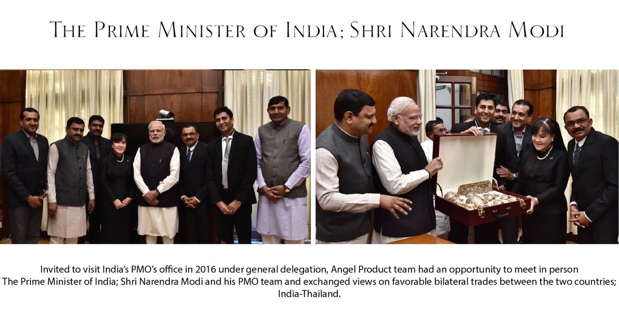 angel product managing director with narendra modi