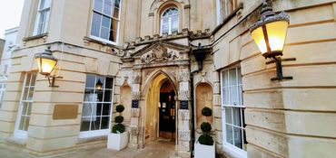 Arnos Manor Hotel - new outside lighting.