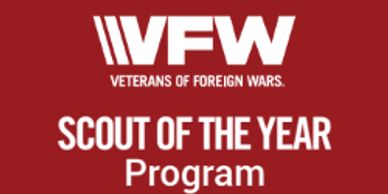 VFW Scout of the Year Program logo.