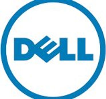 Dell logo in blue inside a blue circle.