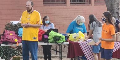 The Word In Life Church's Free Backpack and Supplies Event in Alhambra Park