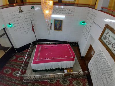 Tomb of the last Mughal emperor Bahadur Shah Zafar