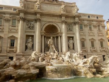 Rome, Europe, Trevi's fountain or fontana, Italy