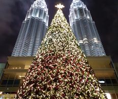 Tallest Christmas tree in Malaysia
In front of Petronas twin tower, Kuala Lumpur, Malaysia.