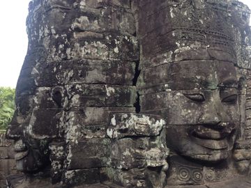 South East Asia, Cambodia, Bayon Temple, Angkor, Siem Reap, S E Asia, South Asia, Culture, History