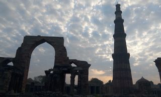 Qutub Minar is the tallest minaret in the world built of bricks.
Very tall ancient minaret of India