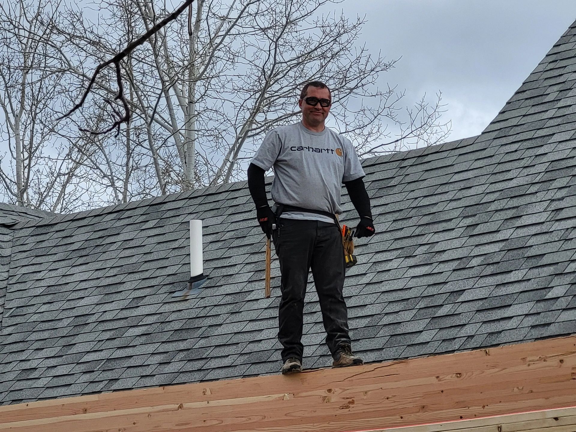 Owner of the company hard at work