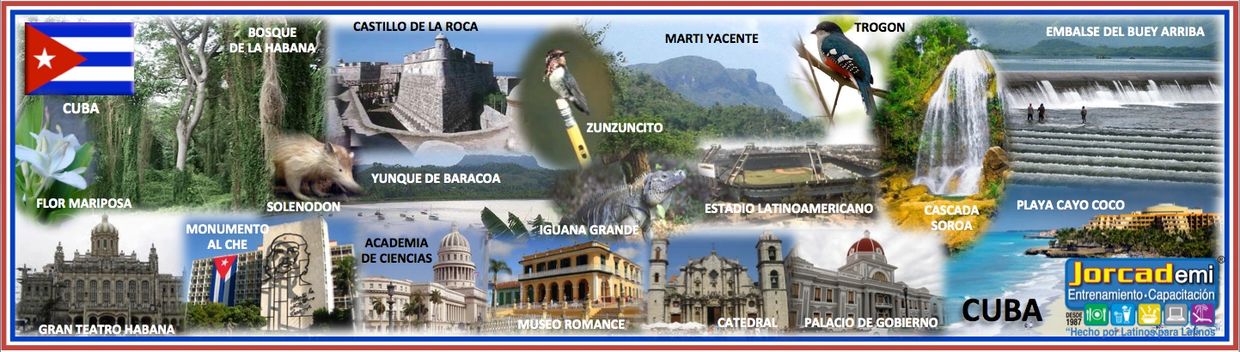 CUBAÑ Playa cayo coco, Teatro Habana, Castillo de la Roca, Yunque de Baracoa, Museo Romance, Trogon