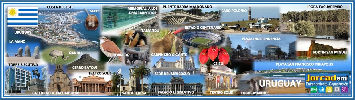 URUGUAYÑ Costa del Este, Catedral de Tacuarembo, Santa Teresa, Cabo Polonio, Playa Piriápolis.