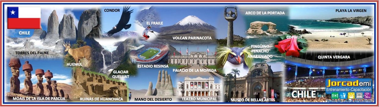 ChileÑ Moais isla de pascua, mano del desierto, palacio de la moneda, Parinacota, Quinta Vergara