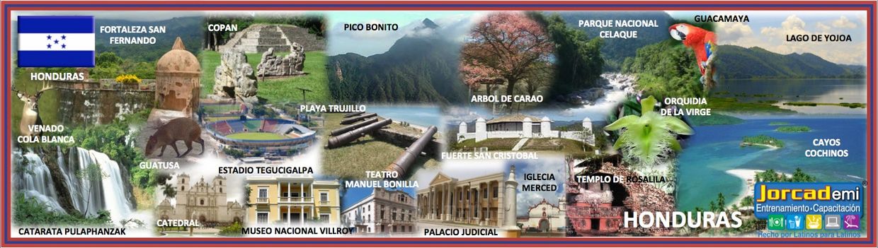 Cataráta pulaphanzak, Estadio Tegucigalpa, Playa Trujillo, Parque Celaque, Lago de Yojoa, Copan.