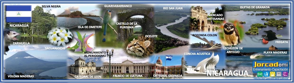 NICARAGUA: Catedral granada, Volcán Maderas, Zarihuella, Río San Juan, Guardabarranco, Selva Negra