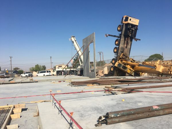 Liquid spills in unexpected accidents. Blue life responds.